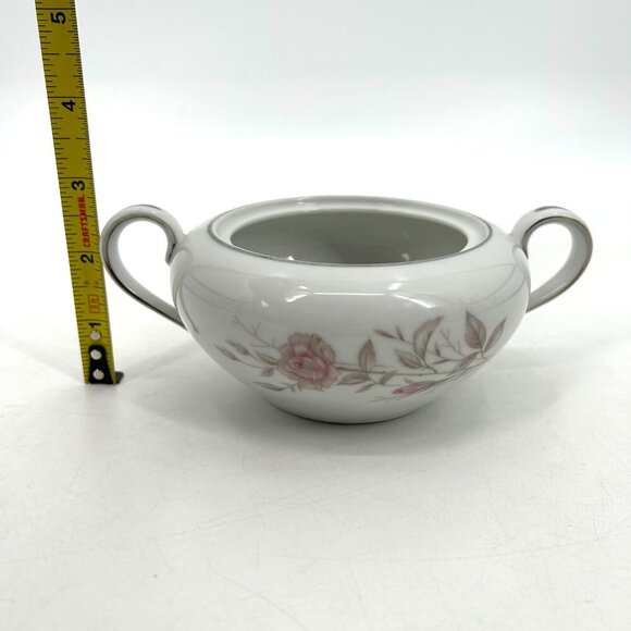 FARBERWARE Vintage 1992 Fine China Floral Southampton Sugar Dish Succulent Pot - Picture 7 of 8